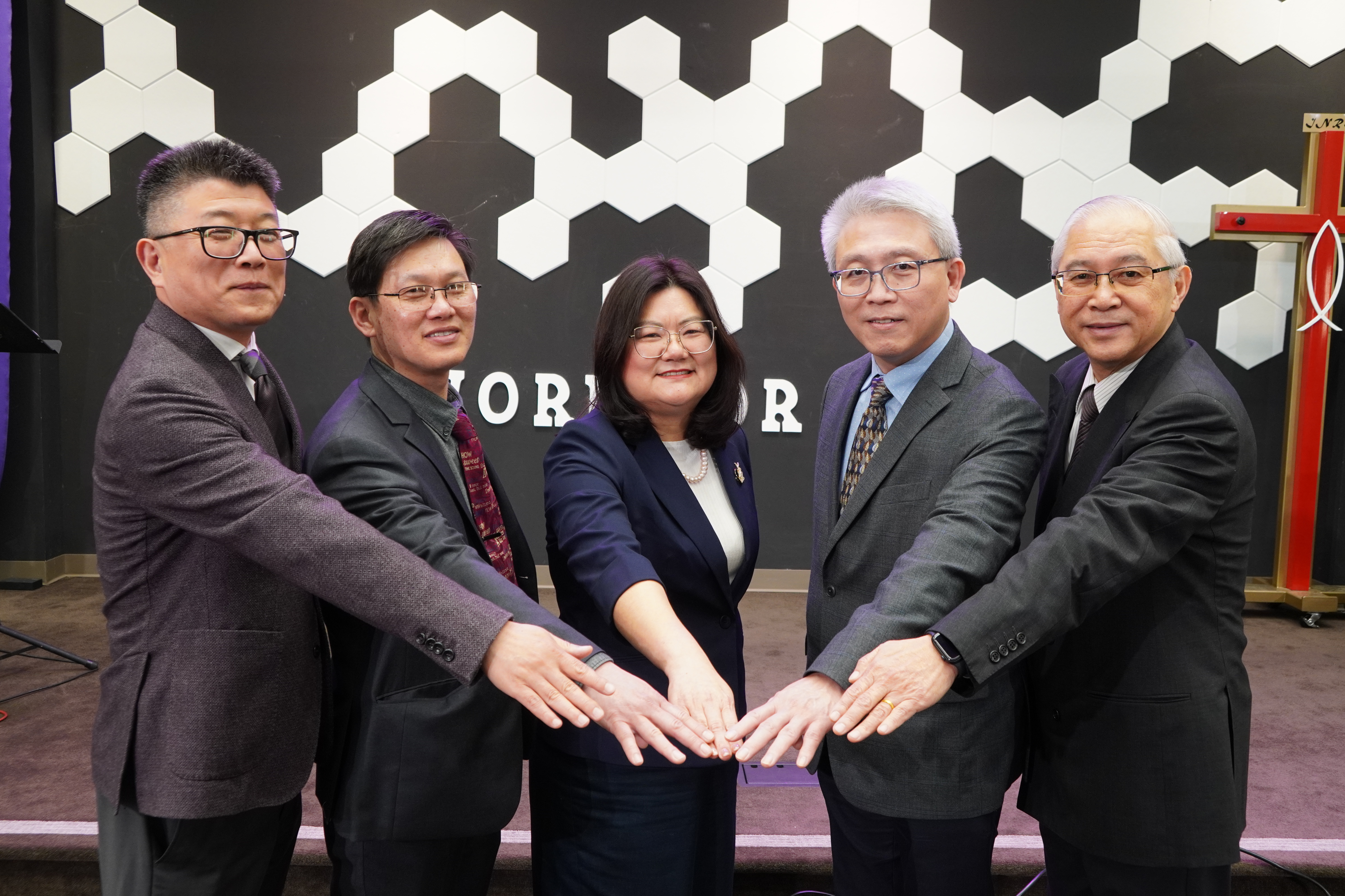 Representatives of the CTLC partner institutions at the launch ceremony