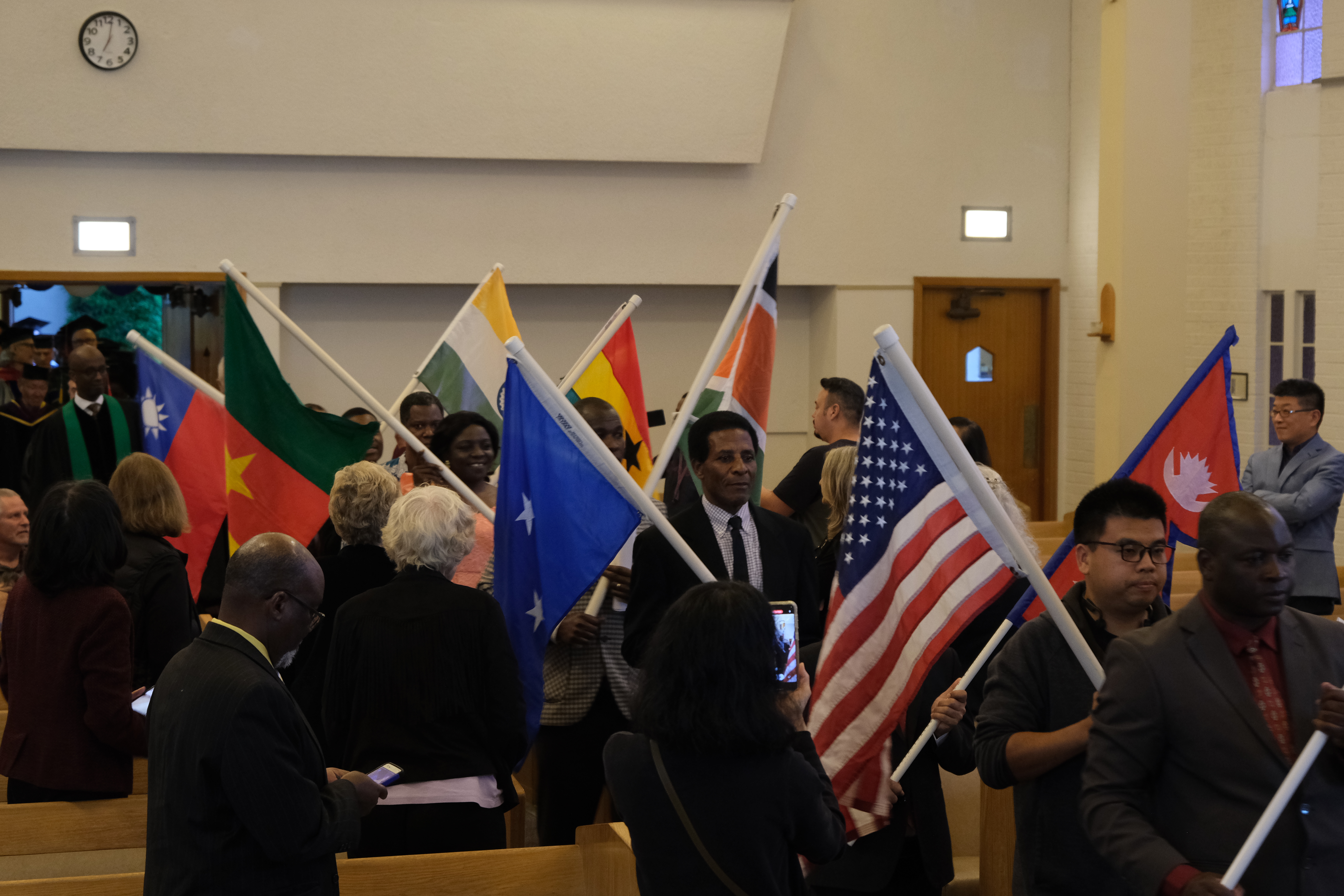 Community gathering at International Theological Seminary