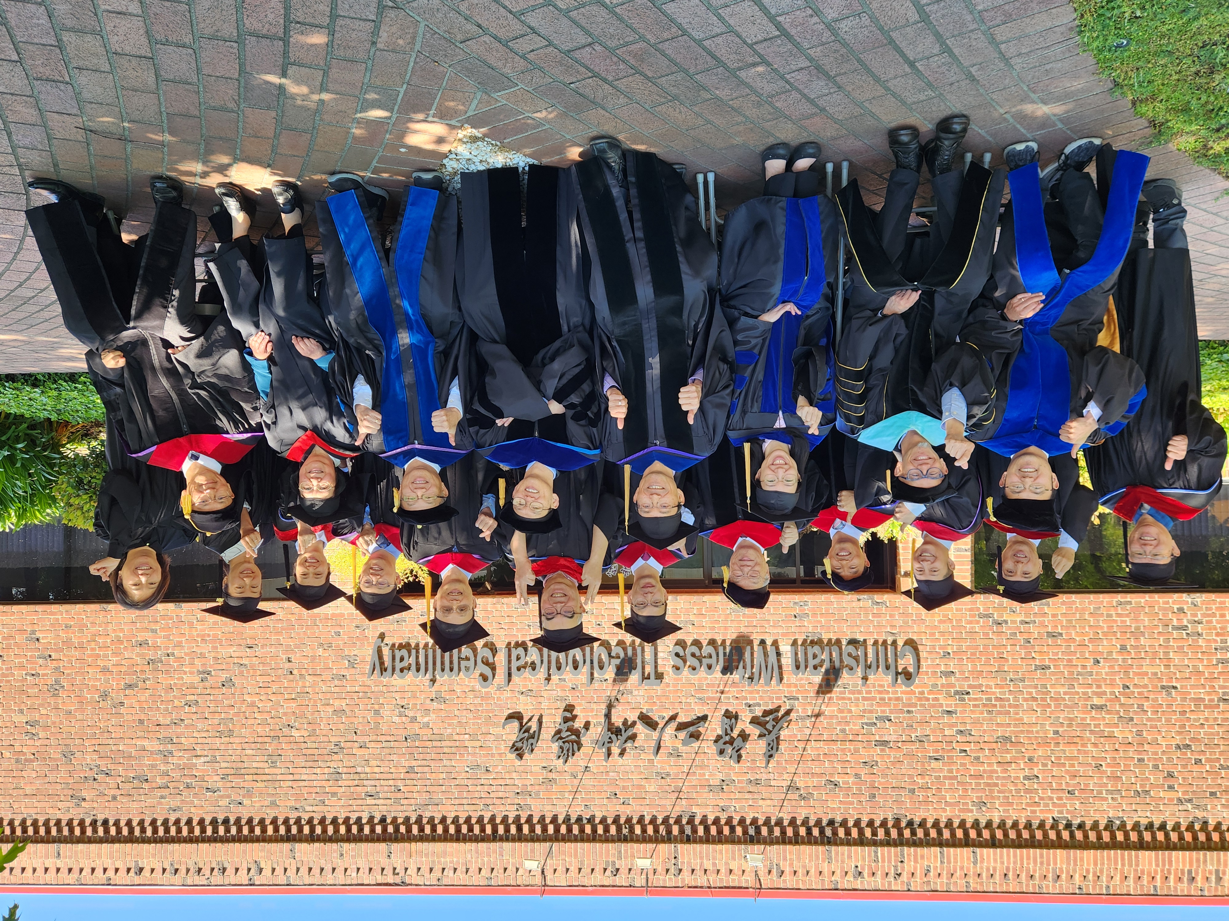 Commencement group photo at Christian Witness Theological Seminary
